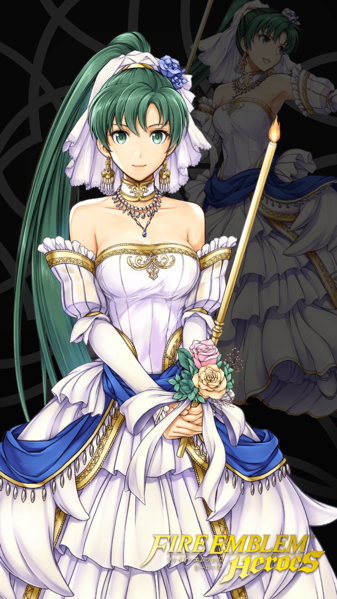 File:FEH Wallpaper Lyn Bride of the Plains.png