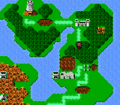 The Lost Treescape on the world map in Gaiden.