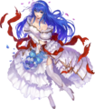 Artwork of Caeda, in her Bridal Blessings outfit, from Heroes.