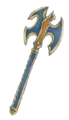 Concept art of the Brave Axe from Tellius Recollection: Volume 1.