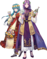 Artwork of Lyon: Esteemed Royals, a Duo Hero of which Eirika is a part.
