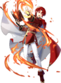 Artwork of Azelle: Youthful Flame from Heroes.