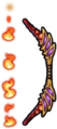 The Flamefrost Bow as it appears in Heroes.