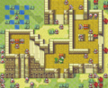 The abandoned fort near Caer Pelyn in Chapter 11A of The Sacred Stones.