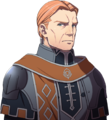 High quality portrait artwork of Gilbert from Three Houses.