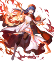 Artwork of Lilina: Firelight Leader from Heroes.