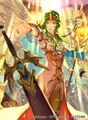 Artwork of Elincia from Cipher.