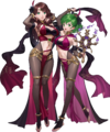 Artwork of Dorothea: Twilit Harmony, a Harmonic Hero of which Lene is a part, from Heroes.