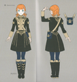 Concept artwork of Annette from Three Houses.