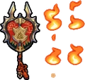 The Flame Gunbai as it appears in Heroes.