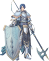 Artwork of Horace from Fire Emblem: Shadow Dragon.