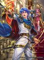 Ethlyn in an artwork of Sigurd from Cipher.