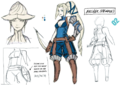 Concept artwork of a female Archer from Awakening.