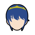 Stock icon of Marth from Super Smash Bros. Ultimate.