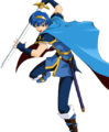 Artwork of Marth from the Trading Card Game.