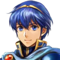 Portrait of Marth: Altean Prince in Heroes.
