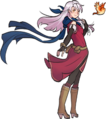 Artwork of Yune in bird form and Micaiah for Expo II.