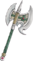 Concept art of the Silver Axe from Tellius Recollection: Volume 1.