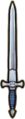 Artwork of the Silver Sword from Heroes.