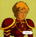 Artwork of Arran from Shadow Dragon & the Blade of Light.