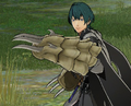 Byleth wielding Dragon Claws in Three Houses.