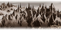 CG image of the Samsooth Mountains from Shadow Dragon.