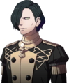 High quality portrait artwork of Hubert from Three Houses.