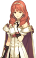 Celica's portrait in Echoes: Shadows of Valentia.