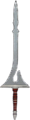 Concept artwork of the Seven Sword from Echoes: Shadows of Valentia.